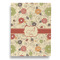 Chevron & Fall Flowers Garden Flags - Large - Double Sided - BACK