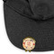 Chevron & Fall Flowers Golf Ball Marker Hat Clip - Main - GOLD