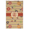 Chevron & Fall Flowers Golf Towel - Front (Large)