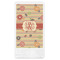 Chevron & Fall Flowers Guest Napkin - Front View