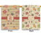 Chevron & Fall Flowers House Flags - Double Sided - APPROVAL