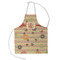 Chevron & Fall Flowers Kid's Aprons - Small Approval