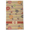 Chevron & Fall Flowers Kitchen Towel - Poly Cotton - Full Front