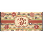 Chevron & Fall Flowers Gaming Mouse Pad (Personalized)