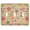 Chevron & Fall Flowers Light Switch Covers (3 Toggle Plate)