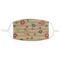 Chevron & Fall Flowers Adult Cloth Face Mask