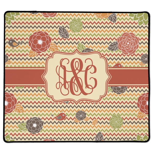 Chevron & Fall Flowers Medium Gaming Mats - APPROVAL