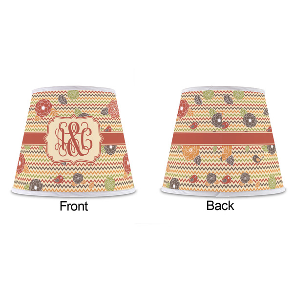 Chevron & Fall Flowers Poly Film Empire Lampshade - Approval