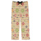 Chevron & Fall Flowers Mens Pajama Pants - S