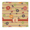 Chevron & Fall Flowers Microfiber Dish Rag (Personalized)