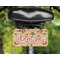 Chevron & Fall Flowers Mini License Plate on Bicycle - LIFESTYLE Two holes