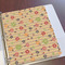 Chevron & Fall Flowers Page Dividers - Set of 5 - In Context
