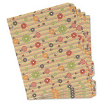 Chevron & Fall Flowers Binder Tab Divider Set (Personalized)
