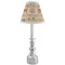 Chevron & Fall Flowers Small Chandelier Lamp - LIFESTYLE (on candle stick)