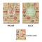 Chevron & Fall Flowers Small Gift Bag - Approval