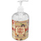 Chevron & Fall Flowers Acrylic Soap & Lotion Bottle (Personalized)