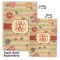 Chevron & Fall Flowers Soft Cover Journal - Compare