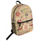 Chevron & Fall Flowers Student Backpack (Personalized)