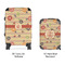 Chevron & Fall Flowers Suitcase Set 4 - APPROVAL