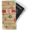 Chevron & Fall Flowers Travel Document Holder