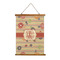 Chevron & Fall Flowers Wall Hanging Tapestry (Personalized)