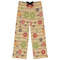 Chevron & Fall Flowers Womens Pajama Pants