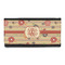 Chevron & Fall Flowers Leatherette Ladies Wallet (Personalized)