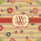 Chevron & Fall Flowers