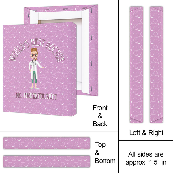 Doctor Avatar 11x14 - Canvas Print - Approval