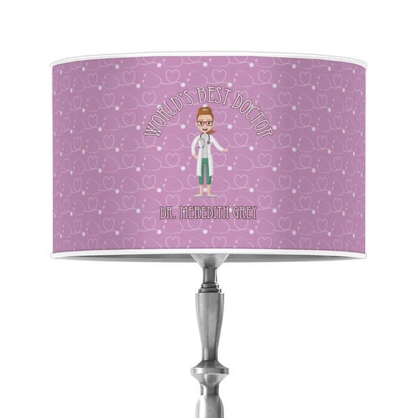 Custom Doctor Avatar 12" Drum Lamp Shade - Poly-film (Personalized)