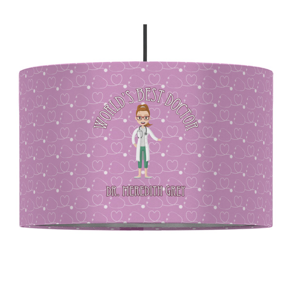 Doctor Avatar 12" Drum Lampshade - PENDANT (Fabric)