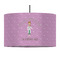 Doctor Avatar 12" Drum Pendant Lamp - Fabric (Personalized)