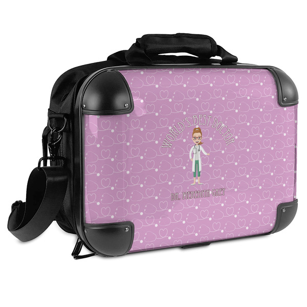 Custom Doctor Avatar Hard Shell Briefcase - 15" (Personalized)