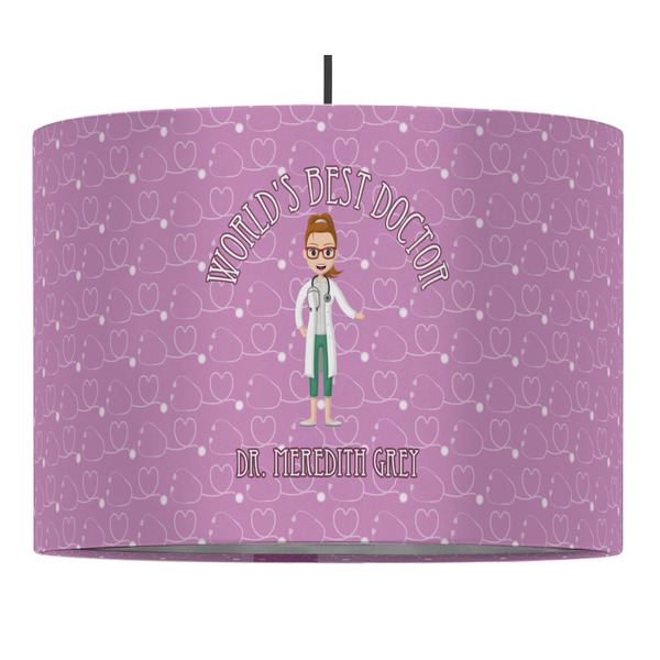 Custom Doctor Avatar Drum Pendant Lamp (Personalized)