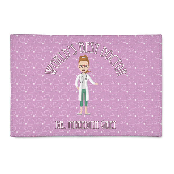 Custom Doctor Avatar 2' x 3' Indoor Area Rug (Personalized)