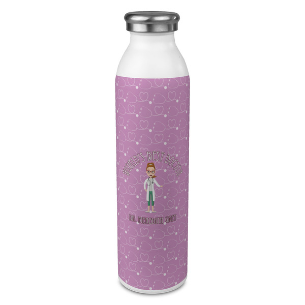 Custom Doctor Avatar 20oz Stainless Steel Water Bottle - Full Print (Personalized)