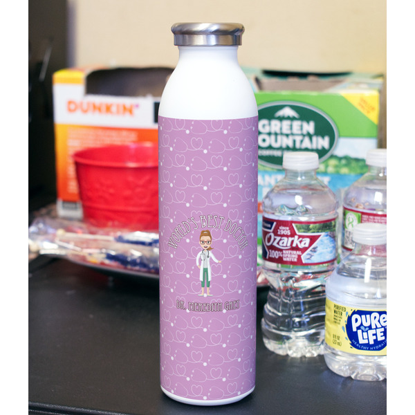 Doctor Avatar 20oz Water Bottles - Full Print - In Context