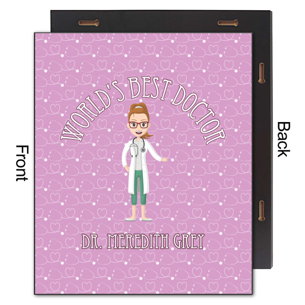 Doctor Avatar 20x24 Wood Print - Front & Back View
