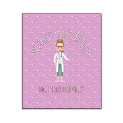 Doctor Avatar Wood Print - 20x24 (Personalized)