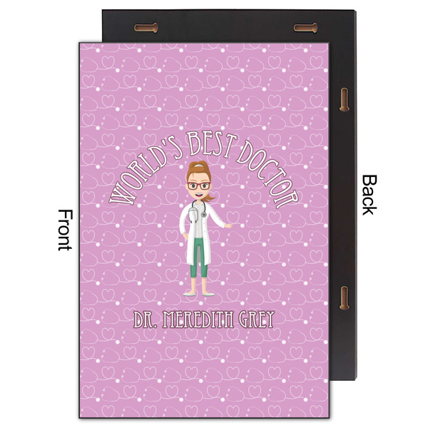Doctor Avatar 20x30 Wood Print - Front & Back View