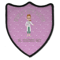 Doctor Avatar Iron On Shield Patch B w/ Name or Text