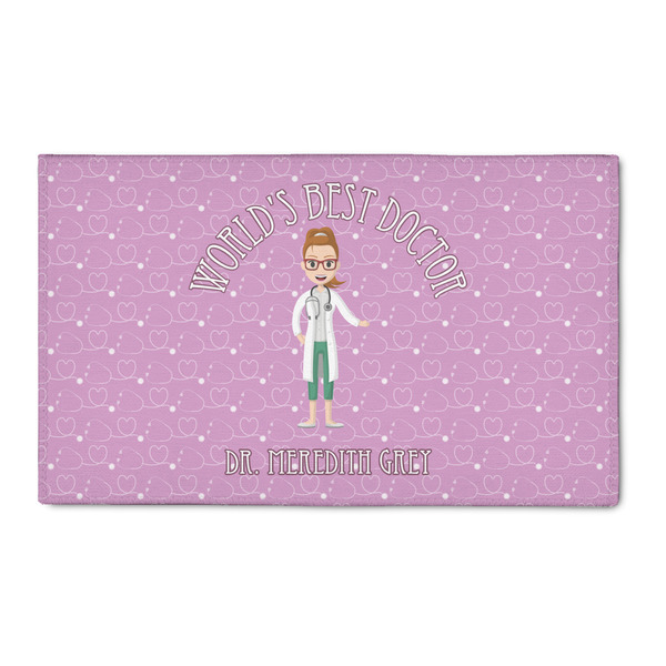 Custom Doctor Avatar 3' x 5' Patio Rug (Personalized)
