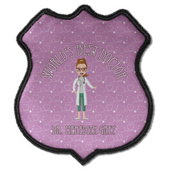 Doctor Avatar Iron On Shield Patch C w/ Name or Text