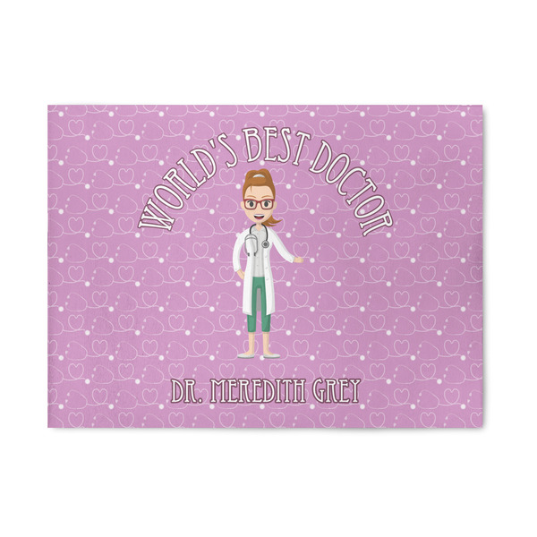 Custom Doctor Avatar 5' x 7' Patio Rug (Personalized)