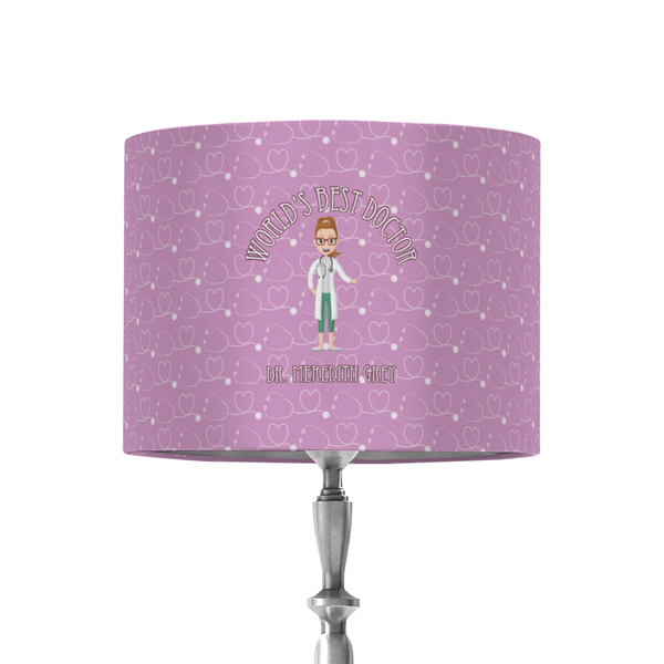 Custom Doctor Avatar 8" Drum Lamp Shade - Fabric (Personalized)