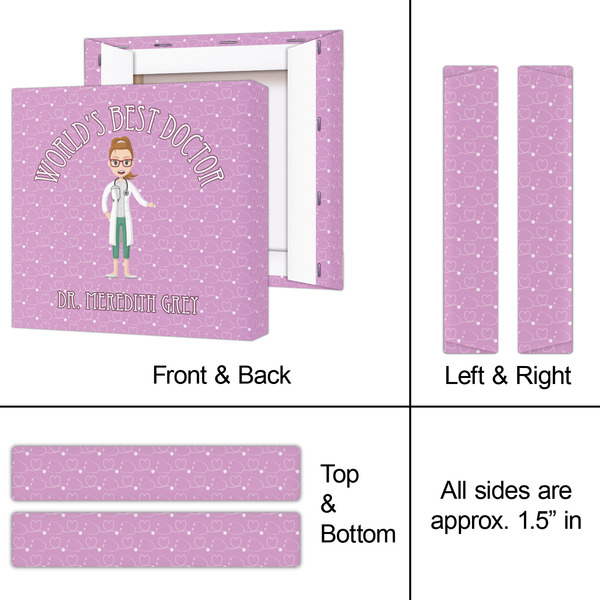 Doctor Avatar 8x8 - Canvas Print - Approval