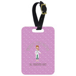 Doctor Avatar Metal Luggage Tag w/ Name or Text