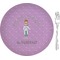 Doctor Avatar 8" Glass Appetizer / Dessert Plates - Single or Set (Personalized)