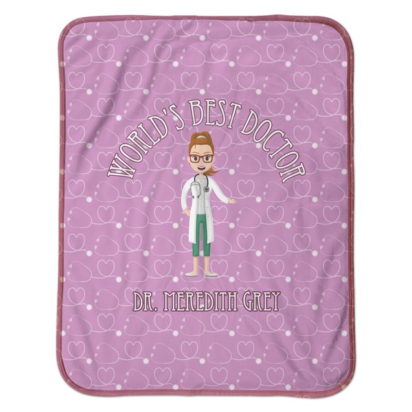 Doctor Avatar Baby Sherpa Blanket - Flat