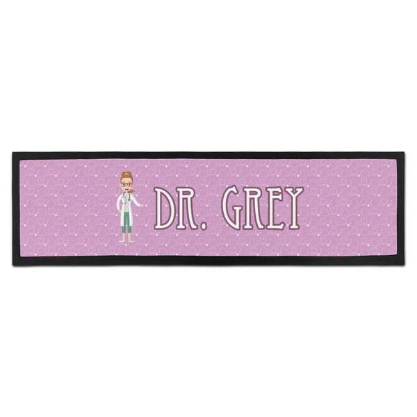 Custom Doctor Avatar Bar Mat - Large (Personalized)